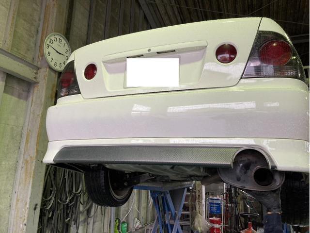 トヨタ アルテッツァ(SXE10)TRDマフラー交換 強化ブッシュ交換 トヨタ アルテッツァ(SXE10)TRDマフラー交換 強化ブッシュ交換