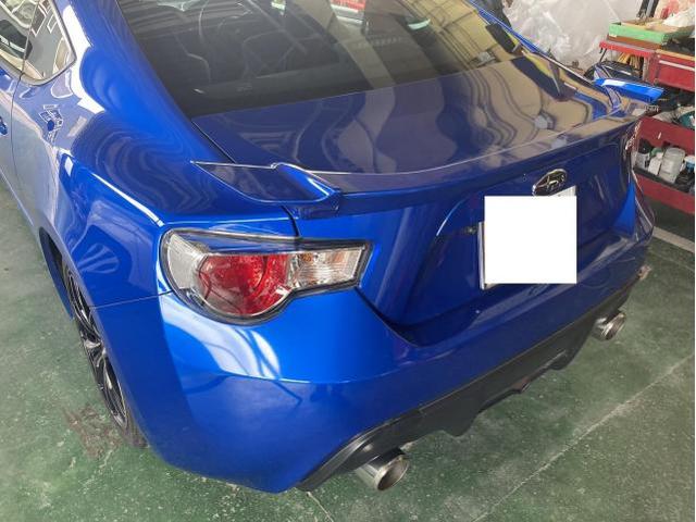 スバル　BRZ（ZC6）持ち込みトランクスポィラー加工取付　滋賀　守山　Sグレード
トヨタ　86