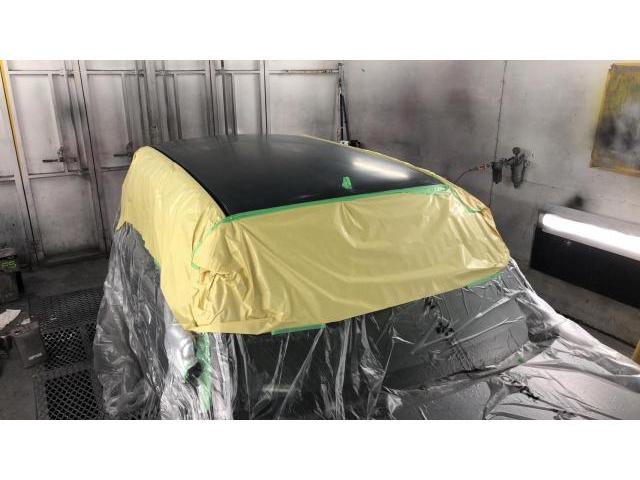 ダイハツ　ミラジーノ（L700）ルーフ塗装劣化修理　ボンネット塗装劣化修理　バンパー修理塗装　塗装剥がれ修理　ルーフ塗装　ボンネット塗装　滋賀　守山　その2