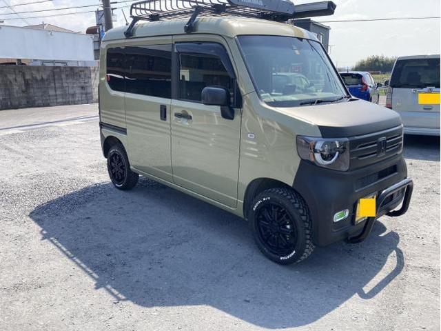 ホンダ　N VAN（JJ1）カスタム　ラプターライナー塗装　チッピング塗装　SUVカスタム　滋賀　守山