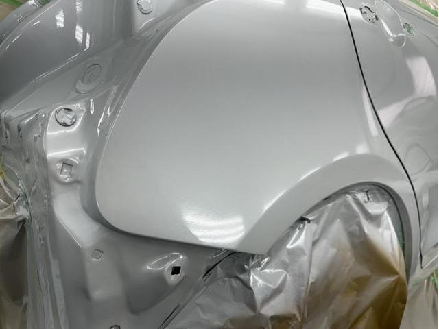 スズキ　スイフトスポーツ　ボディ鈑金修理　クォーター鈑金塗装　凹み修理　事故修理　滋賀　守山　その2