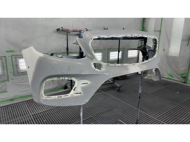 メルセデス・ベンツ Cクラス フロントバンパー変形修理塗装 輸入車修理 ベンツ修理 傷修理 滋賀 守山