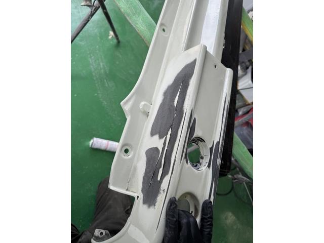 スズキ　ジムニー　JB64　JB74　リアバンパー修理塗装　エアロバンパー修理　カスタム　滋賀　守山