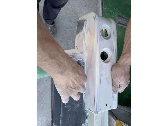 スズキ　ジムニー　JB64　JB74　リアバンパー修理塗装　エアロバンパー修理　カスタム　滋賀　守山