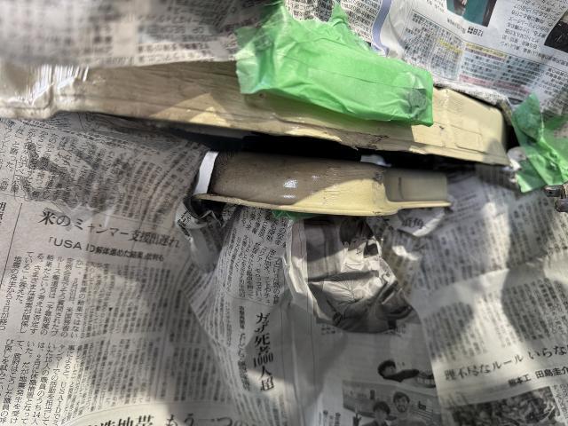 スズキ　ジムニー　JB64　JB74　リアバンパー修理塗装　エアロバンパー修理　カスタム　滋賀　守山