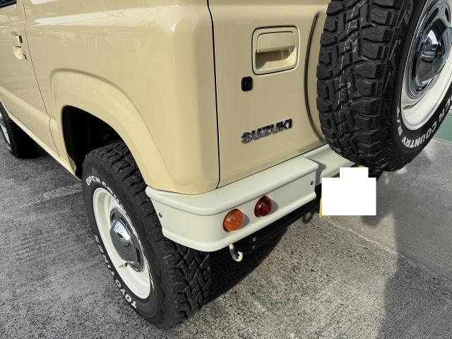 スズキ　ジムニー　JB64　JB74　リアバンパー修理塗装　エアロバンパー修理　カスタム　滋賀　守山