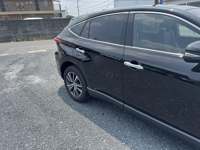 トヨタ　ハリアー　リアドア交換　ボディ鈑金塗装　ハリアー修理　傷修理　凹み修理　滋賀　守山