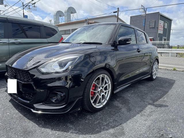 スズキ　スイフトスポーツ　ブレーキキャリパー塗装　キャリパーカスタム　キャリパー塗装　シートレール交換　滋賀　守山