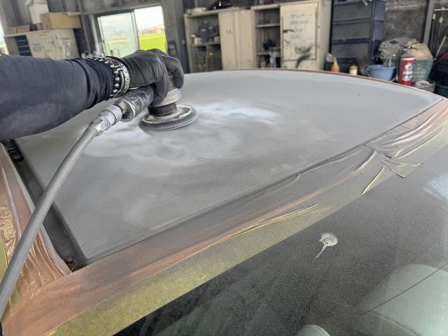 マツダ　アテンザスポーツ　ルーフ塗装　塗装劣化修理　ルーフ色剥がれ　塗装剥がれ　車塗装劣化　車塗装　滋賀　守山