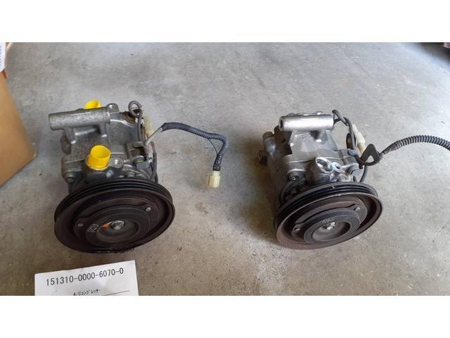 ダイハツ　タントカスタム　L375S　エアコン修理　コンプレサー交換