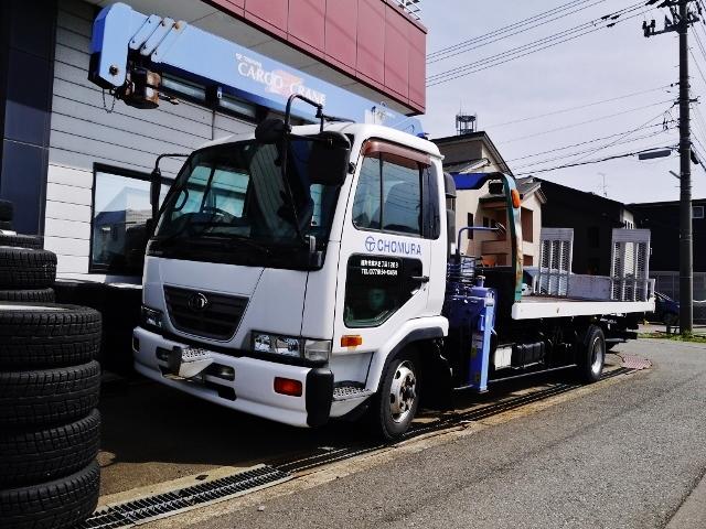 大型の積載車も完備しております。