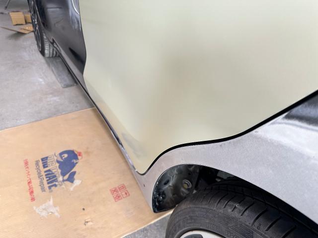 スズキ　スイフトスポーツ左側面修理・
鈑金塗装・板金・外装補修