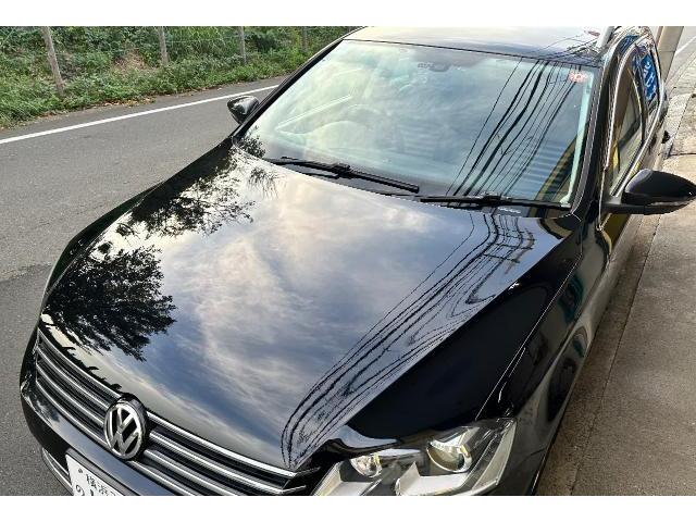 フォルクスワーゲン　パサートワゴン　ボンネット塗装劣化修理
・剥離・鈑金塗装 