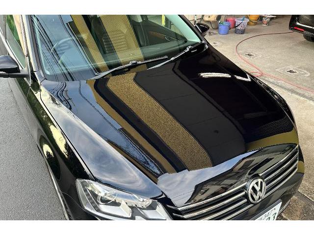 フォルクスワーゲン　パサートワゴン　ボンネット塗装劣化修理
・剥離・鈑金塗装 