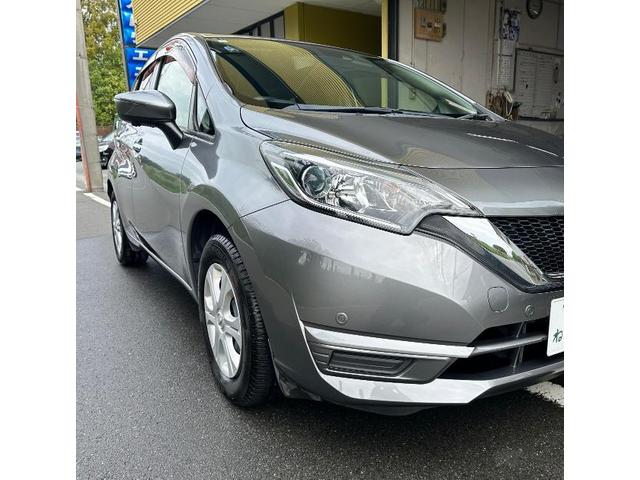 日産　ノート　フロントバンパー修理 ・
鈑金塗装 ・キズ・へこみ直し