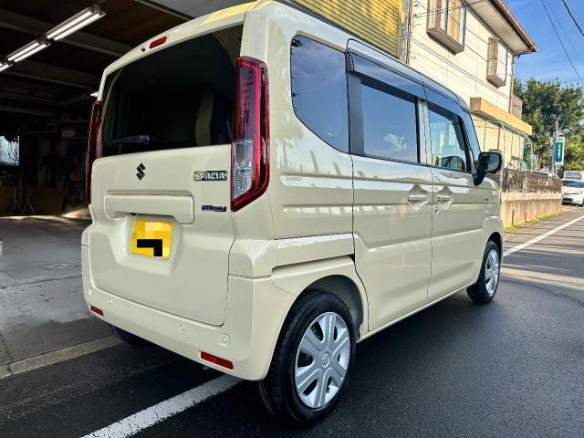 スズキ　スペーシア　スライドドア、クォーター修理・
鈑金塗装 ・キズ・へこみ直し