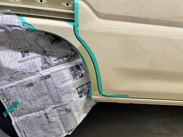 スズキ　スペーシア　スライドドア、クォーター修理・
鈑金塗装 ・キズ・へこみ直し