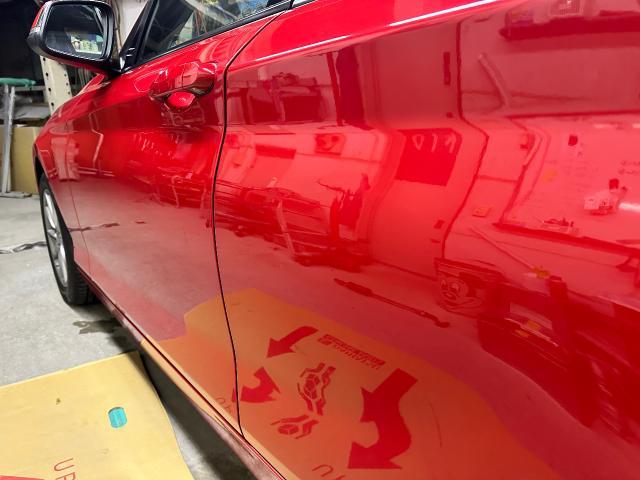 BMW 118i  フロントドア、リヤドア修理
鈑金塗装 ・傷へこみ直し