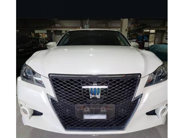 クラウンの輝きを取り戻す！クリア層のクラックは「車の顔」を曇らせる大敵です　奈良　針テラス　ホワイトナッツ