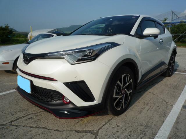 トヨタ　C-HR　山形　C-HR　ブレーキキャリパー塗装　カスタム塗装　赤