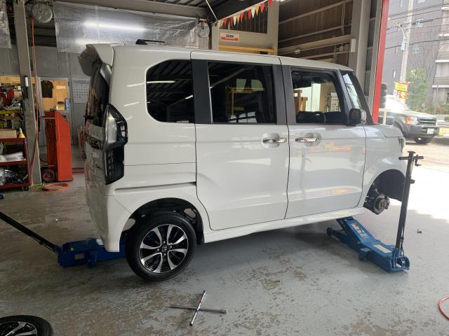 ホンダ NBOX 155/65R14 タイヤ交換 持込タイヤ交換専門店タイヤ