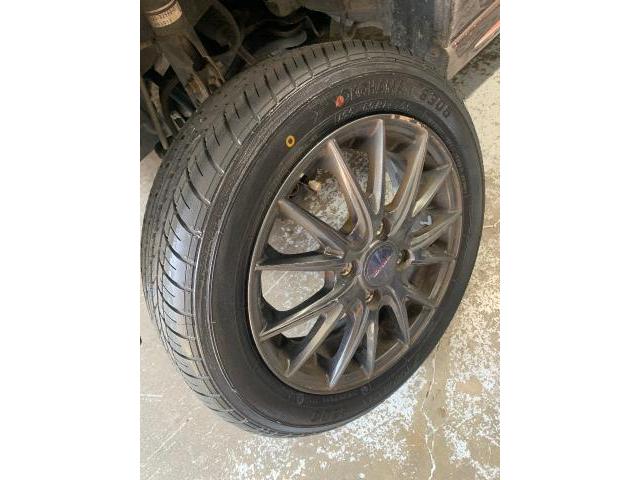 ダイハツ　ミラココア　タイヤ交換　155/65R14