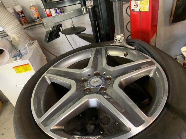 メルセデス・ベンツ　ＧＬＥ　ホイール・タイヤ交換　
265/45R20