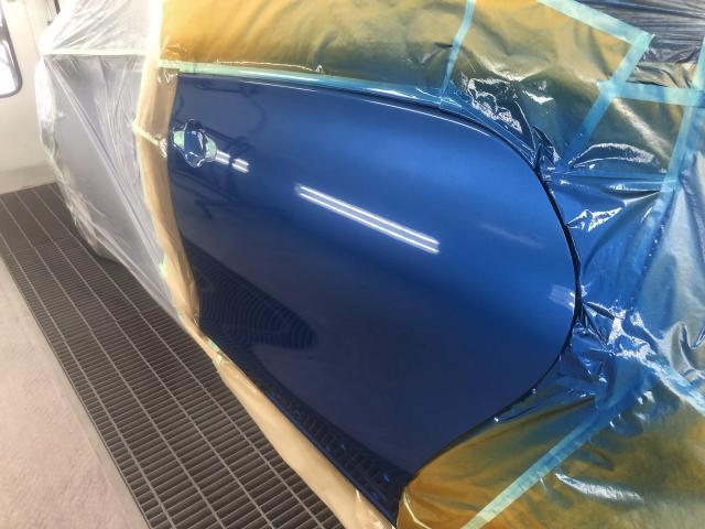 トヨタ シエンタ 板金塗装修理　知立市のお客様　 左スライドドア修理