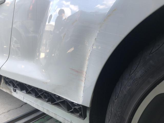 プジョー　ＲＣＺ　板金塗装修理　刈谷市のお客様　左クォーター、左サイドスポイラー修理