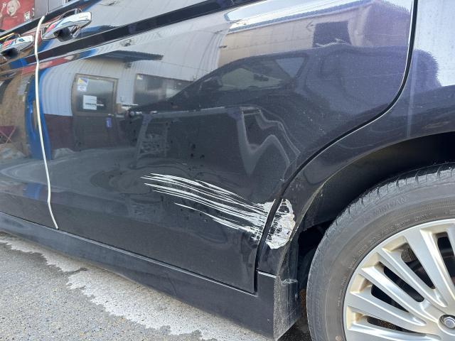 ホンダ　ステップワゴン　板金塗装修理　知立市のお客様　左スライドドア＆クォーター修理