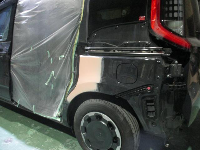 トヨタ シエンタ　板金塗装修理　知立市のお客様　 左側面事故修理