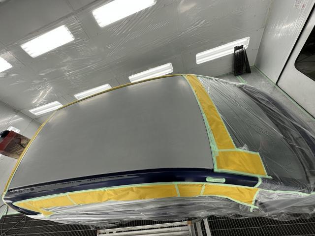 ダイハツ ムーヴ　ルーフ修理　 知立市のお客様　ルーフ＆ヘッドライト塗装