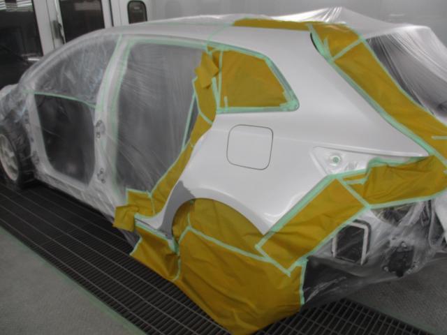 トヨタ カローラツーリング　板金塗装修理　知立市のお客様　 左側面事故修理