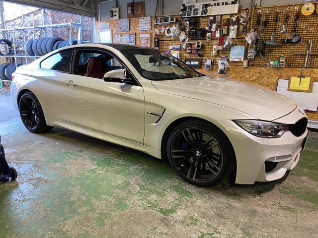 BMW M4 タイヤ交換　持込　ナンカン　ランフラット　対応　完全予約　車輌お預かり