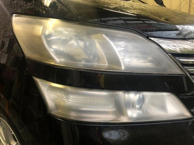 トヨタ　ヴェルファイア　ヘッドライトコーティング
東京都　日野市