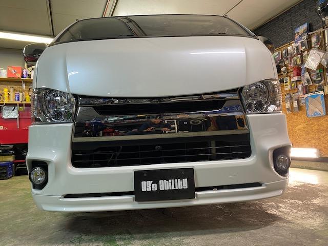 トヨタ ハイエース TRD フロントスポイラー 購入 取付 完全予約 トヨタ ハイエース TRD フロントスポイラー 購入 取付 完全予約