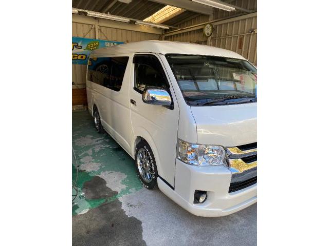 トヨタ　ハイエース　コーティング　完全予約制　東京都　日野市　西平山　豊田　多摩平　旭ヶ丘　富士町　八王子　多摩地区　カスタム　コーティング　メンテナンス　電装品取付