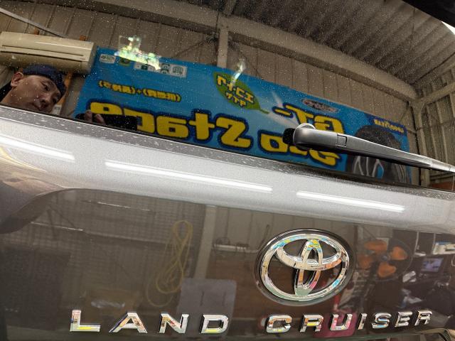 トヨタ　ランドクルーザー　ライト・ウィンカー類交換