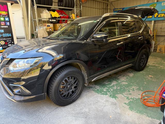 日産　エクストレイル　直送取付