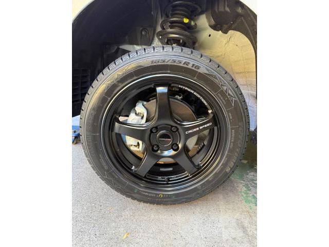 ホンダ　フィット　タイヤ交換