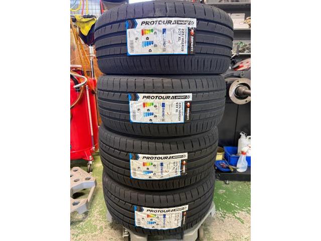 スバル　レヴォーグ　タイヤ交換