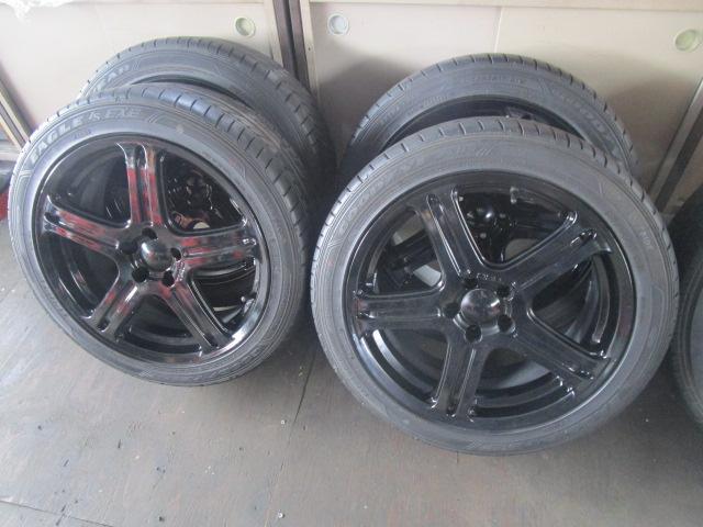 トヨタ プリウス RAYS製 TRD 17×7J 5H-100 +45 215/45R17 4本 中古