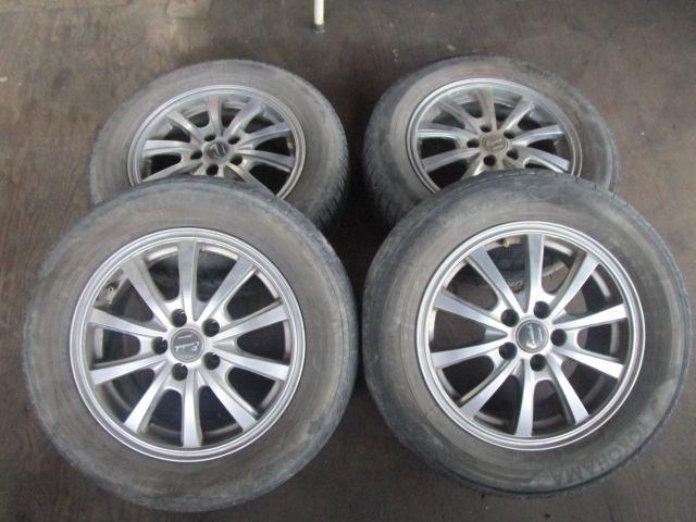 トヨタ　プリウス　195/65R15　4本　中古　スタットレス交換　持ち帰り　高崎　富岡　甘楽　吉井　