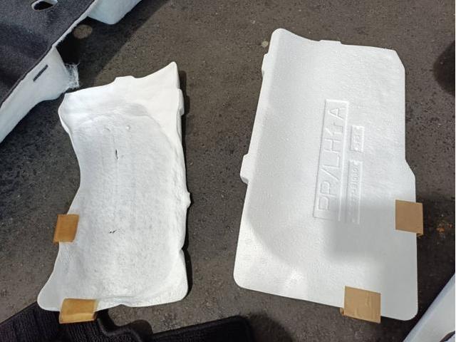 TOYOTA トヨタ ライズ 福岡 久留米 灯油をこぼした！ 車内クリーニングとカーエアコンクリーニング  保険の対応ができますのでお氣軽にお電話ください！