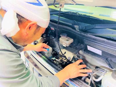 プロの整備士がメンテナンス