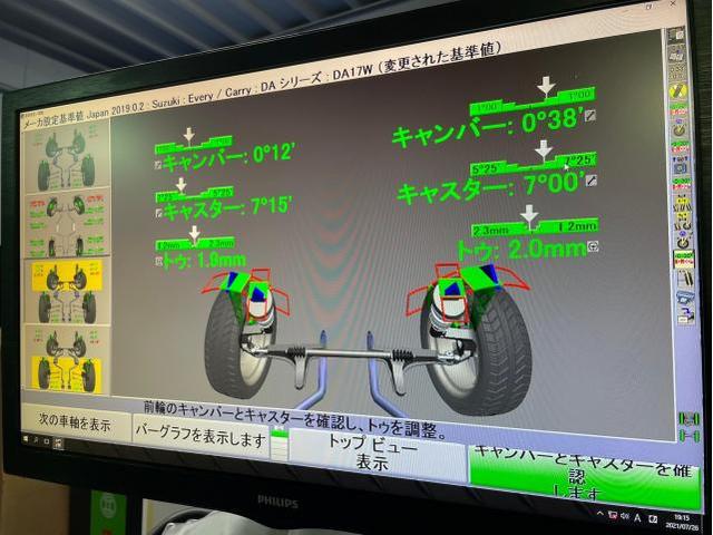 エブリイ　四輪アライメント 三重県　伊賀市　名張市　鈑金塗装　車検整備　マイカーリース　スーパー乗るだけセット　