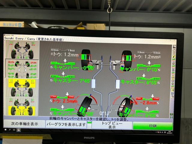 キャリィ足廻り交換作業