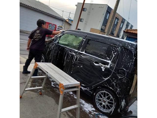 ホンダ　N-WGN　手洗い洗車　サブスク
