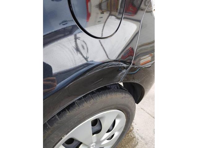 TOYOTA　アクア　左ドア　左クウォーター　左ロッカーパネル　リアバンパー　鈑金塗装　群馬県　伊勢崎市