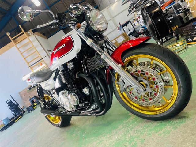 ゼファー1100 バイクコーティング